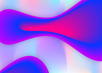 Fluid shape background with liquid dynamic elements.