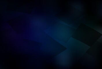 Obraz premium Dark Blue, Green vector layout with lines, rectangles.