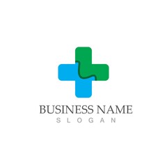 Obraz premium Health Medical Logo template vector