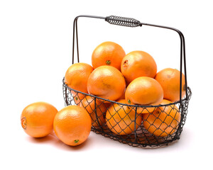 oranges fruit in a basket
