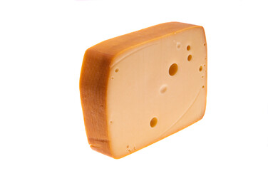 Swiss cheese isolated