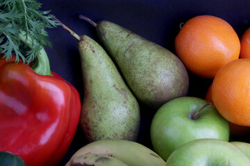 fresh fruits and vegetables from the market
