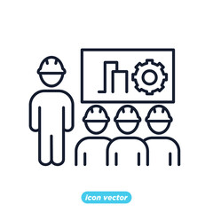 Engineering People icon. People Teamwork Engineering symbol template for graphic and web design collection logo vector illustration