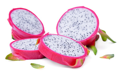  pitaya isolated on white background with clipping pathpitaya isolated on white background with clipping path