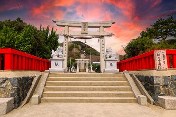 織幡神社一の鳥居