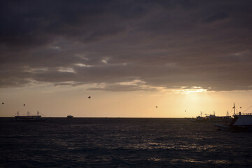 저녁 노을이다.