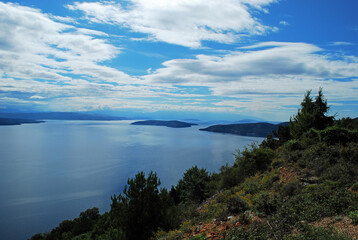 the beautiful wild coast of Croatia