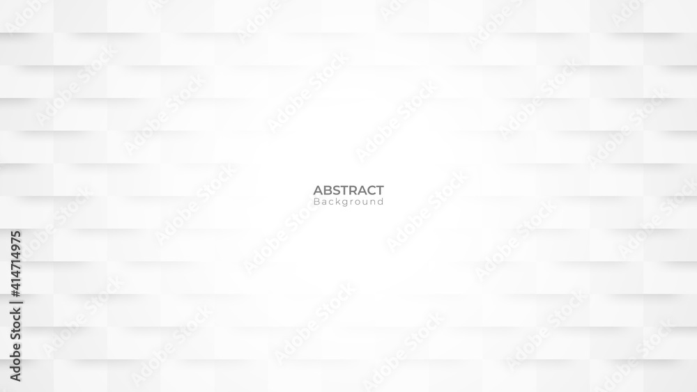 Poster abstract modern square background. white and grey geometric texture. vector illustration