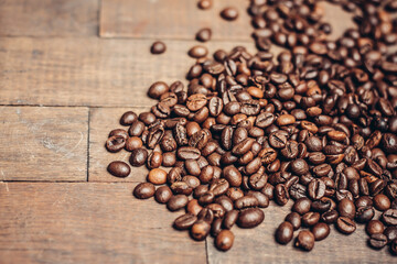 coffee beans morning beverage preparation aromatic smell