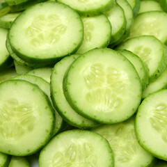 sliced cucumber background