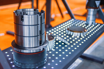 Punching tools. Punching tooling systems in the industry Thin Turret Tooling © dizfoto1973