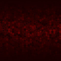 glowing red lights in dark abstract background