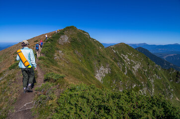 Obraz premium Vacation activity Take a Hike Day