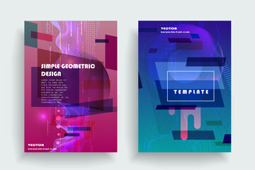 Fototapeta premium Creative hard paint cover design backgrounds vector. Minimal trendy style organic shapes pattern with copy space for text design for invitation, Party card,Social Highlight Covers and stories page