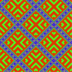 Seamless pattern with multicolored shapes.