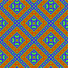 Seamless pattern with multicolored shapes.