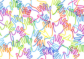 mani, comunità colori