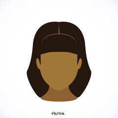 brunette woman, hairstyle