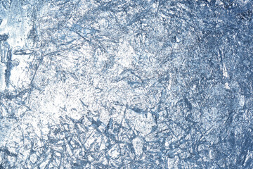 Frozen water on the river 