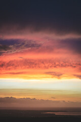 colofirsunset in the sky