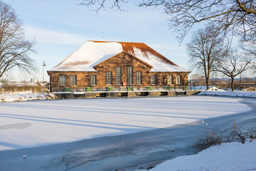 Pumpwerk am Wasserstraßenkreus in Minden
