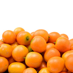 kumquat on white background