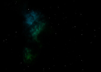 Small part of an infinite star field.