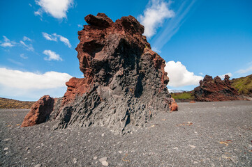 Plage de Djupalon dans la péninsule du Snæfellsnes en Islande.