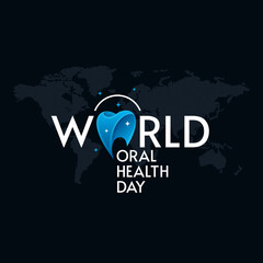 World Oral Health Day Greeting Card Design