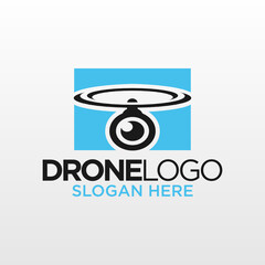Drone Logo Design Template Inspiration, Vector Illustration, Modern, Minimalist.