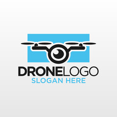 Drone Logo Design Template Inspiration, Vector Illustration, Modern, Minimalist.
