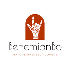 Logo for company or personal branding. Editable text. Love symbol.