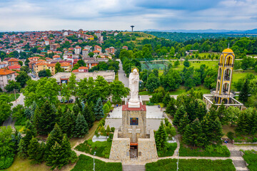 Monument of the Holy Mother of God in Haskovo, Bulgaria