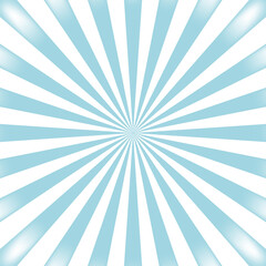Sun rays blue vector background
