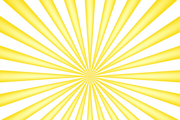 Abstract yellow sun rays background. Vector illustration