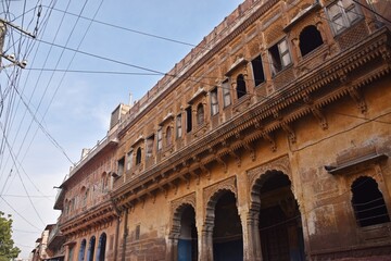 Obraz premium blue houses old city jodhpur, rajasthan,india