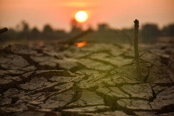 Water is life. Arid season Water is life. Dry season. Background drought water shortage.Cracked...