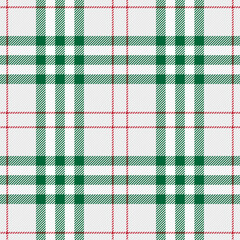Classic tartan fabric texture seamless pattern. Traditional Scottish checkered plaid ornament. Coloured geometric intersecting striped vector illustration. 