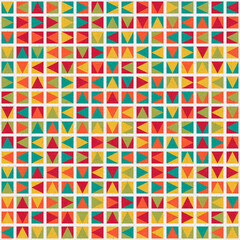 Abstract Geometric Pattern generative computational art illustration