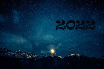 night, sky, space, star, moon, stars, earth, clouds, blue, light, 2022