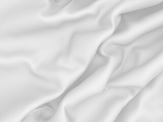 White fabric texture background. Luxury cloth background