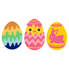 Easter eggs set