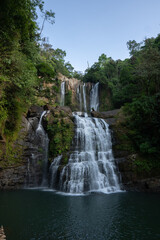 Fototapeta na wymiar Nauyaca waterfall in the forest