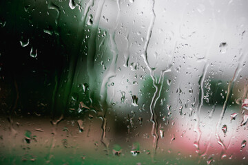 rain drops on window