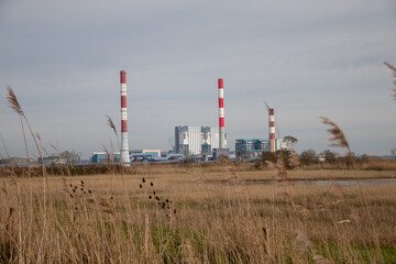 La centrale thermique de Cordemais - électricité au charbon - Nantes 