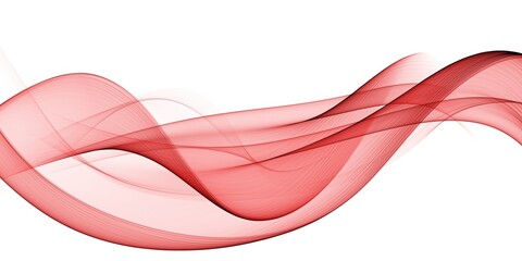 Abstract red waves background. Template design
