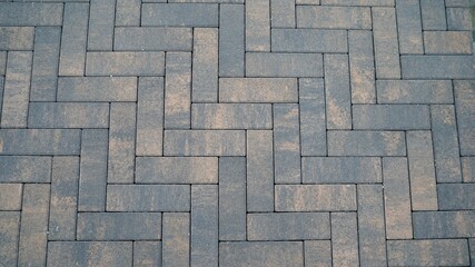 Obraz premium Natural stone wall texture. Rustic colorful surface floor pavement background. Texture tile