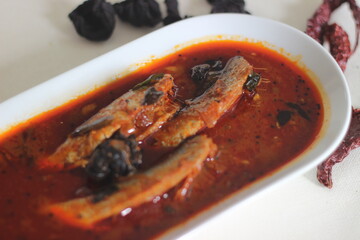 Sardines curry is a traditional central Kerala fish curry also known as mathi curry.