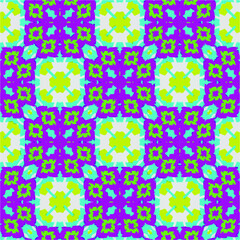 Seamless pattern with multicolored shapes.