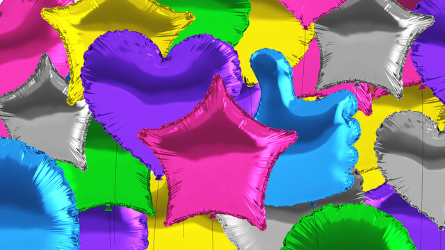 Balloons Multi Shapes Transitions